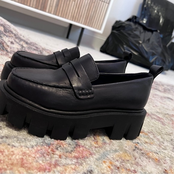 FREE PEOPLE LANDON PLATFORM PENNY LOAFERS - Picture 8 of 10